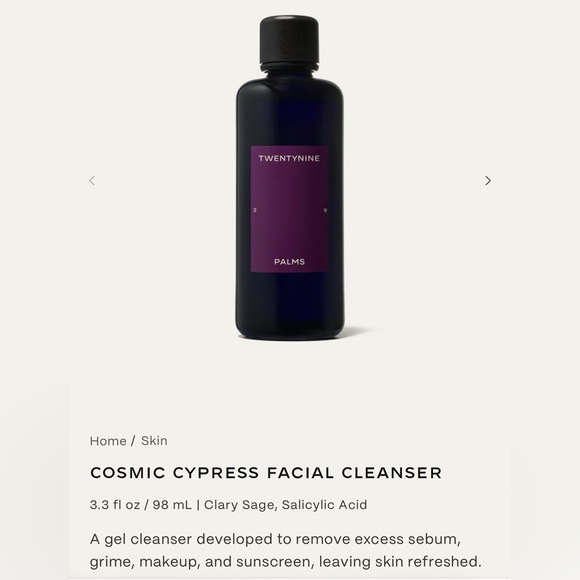 29 Palms Other - Twentynine Palms Facial Cleanser - Deep Purple